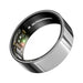 Ultrahuman smart ring with sleek silver design and visible internal electronic components