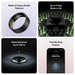 Ultrahuman smart ring made of space grade titanium with up to 6 days battery life and water resistance up to 100 meters